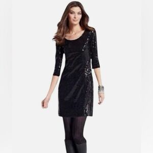 Black Sequin cocktail dress